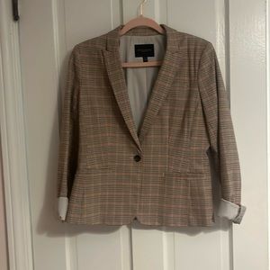 Plaid jacket, size 6